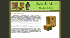 Desktop Screenshot of jabon-de-alepo.com