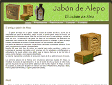 Tablet Screenshot of jabon-de-alepo.com